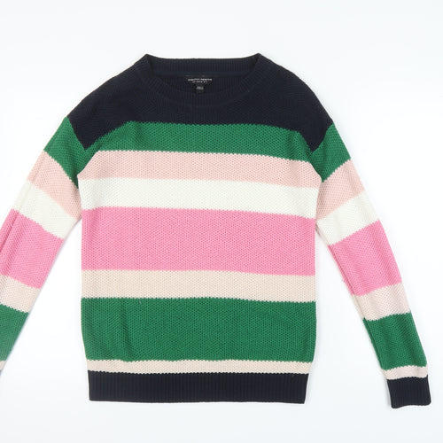 Dorothy Perkins Women’s Multicoloured Striped Jumper Size 10