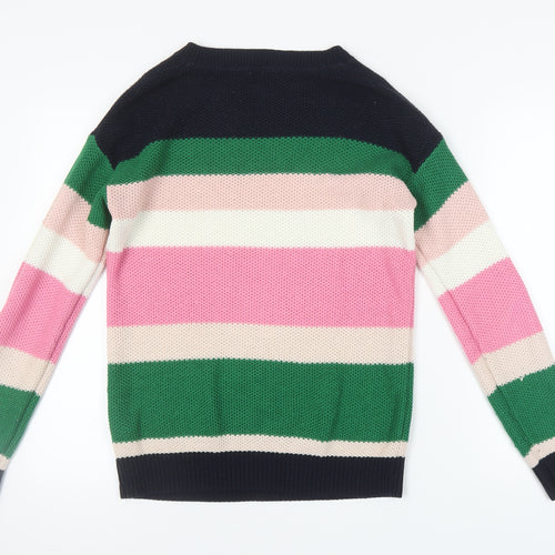 Dorothy Perkins Women’s Multicoloured Striped Jumper Size 10