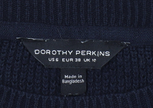 Dorothy Perkins Women’s Multicoloured Striped Jumper Size 10