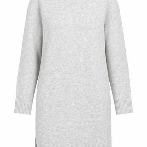 New Look Women's Grey Jumper Dress S High Neck