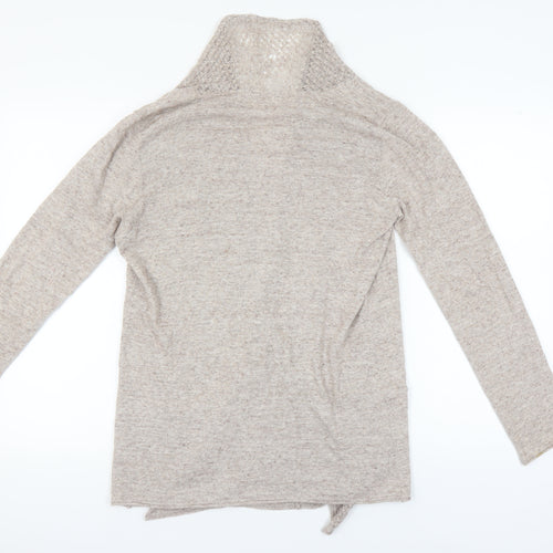 Fat Face Women's Beige Cotton Cardigan Size 12