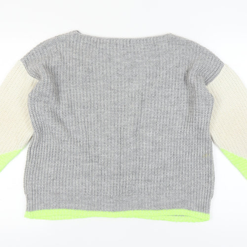 Next Women's Grey Pullover Jumper - Size S, Knit
