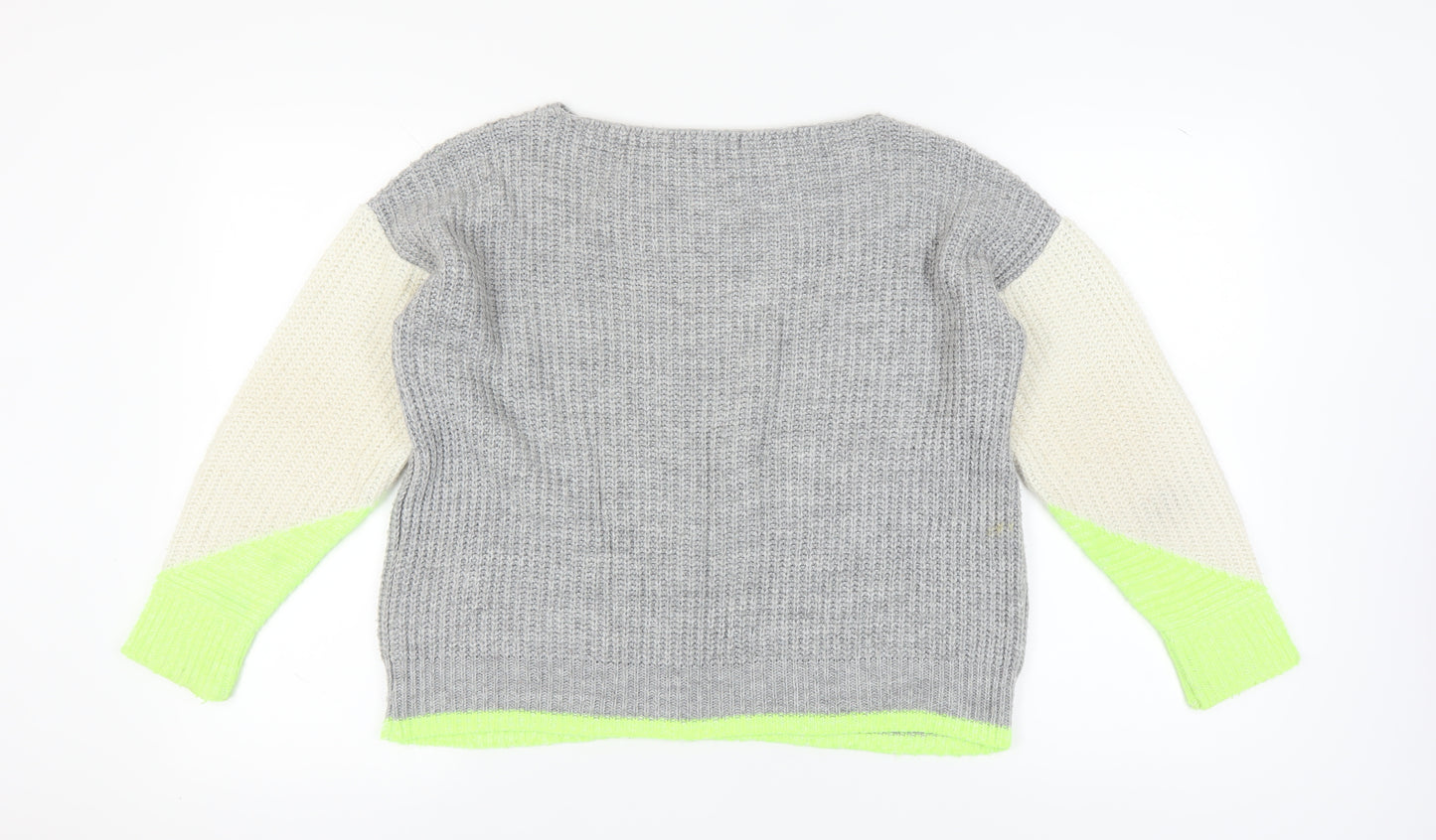 Next Women's Grey Pullover Jumper - Size S, Knit