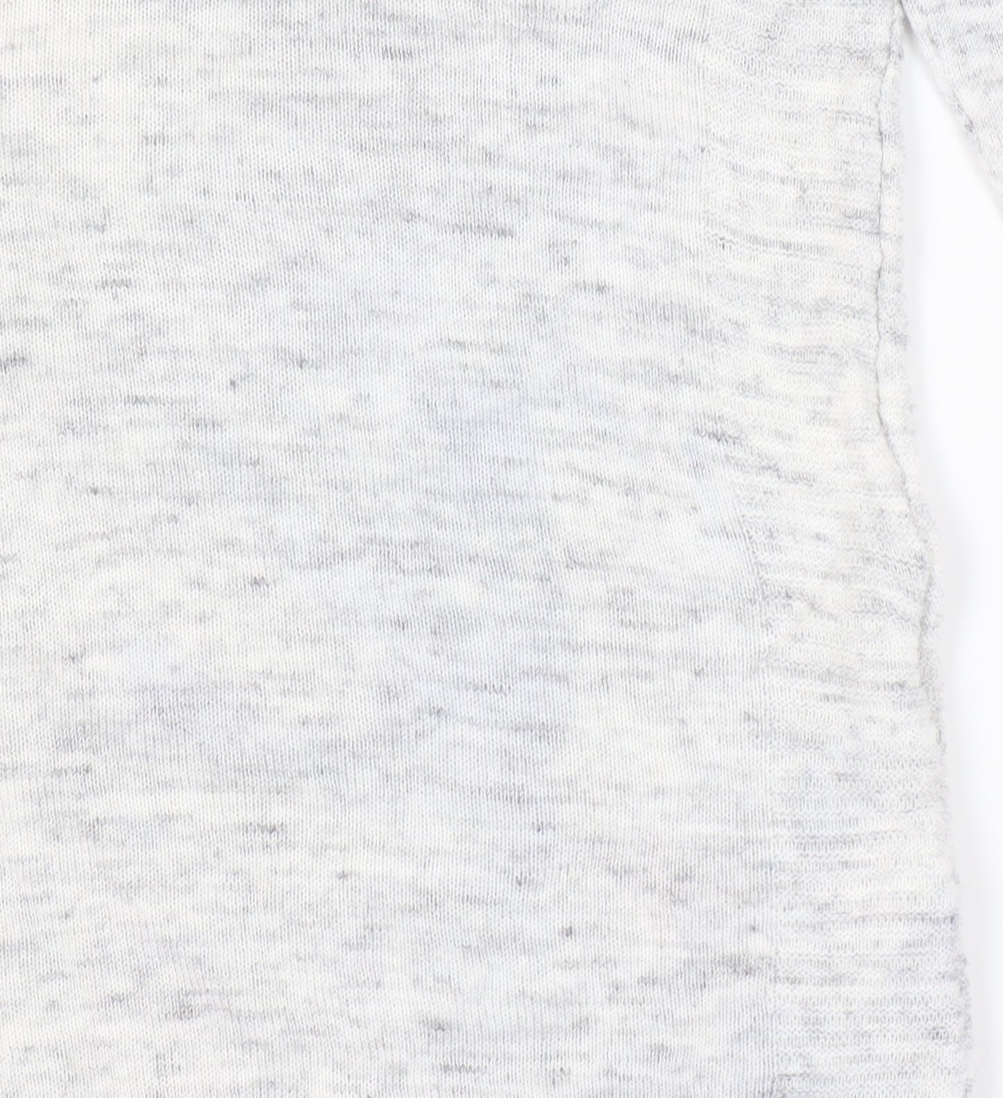 Next Women Grey Pullover Jumper Ruffle Detail Size 6