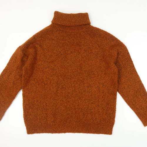 Dorothy Perkins Women's Brown Roll Neck Jumper, Size M