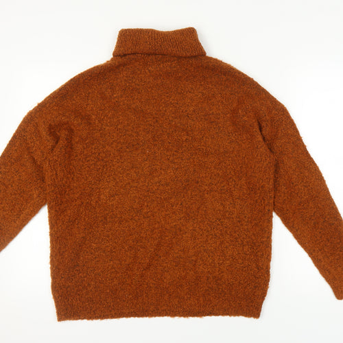 Dorothy Perkins Women's Brown Roll Neck Jumper, Size M