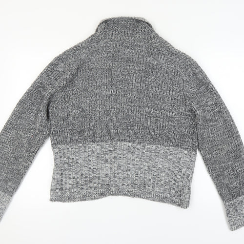 Casual Club Women's Grey Collared Cardigan Size 18