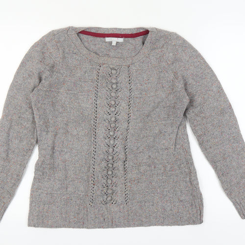 Marks and Spencer Women's Grey Pullover Jumper Size 10