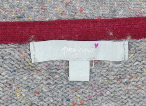 Marks and Spencer Women's Grey Pullover Jumper Size 10