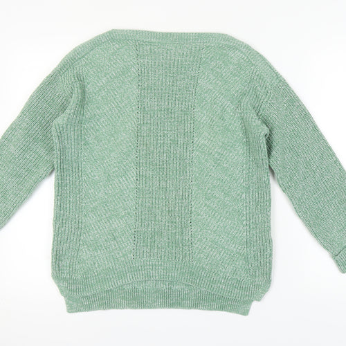 Marks & Spencer Women's Green Knit Jumper M