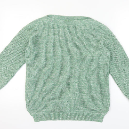 Marks & Spencer Women's Green Knit Jumper M