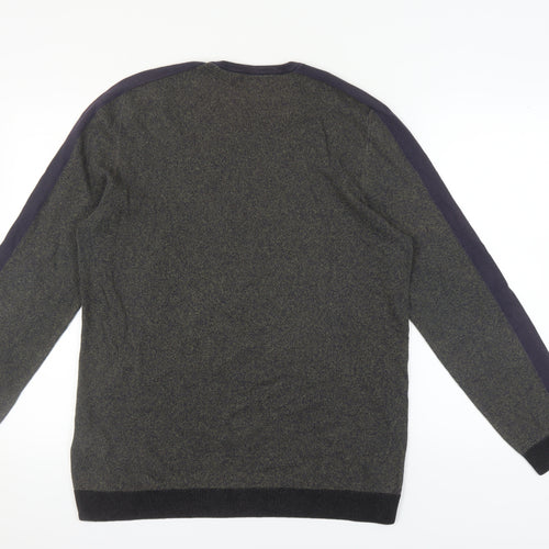Marks and Spencer Men's Green Pullover Jumper, Size L