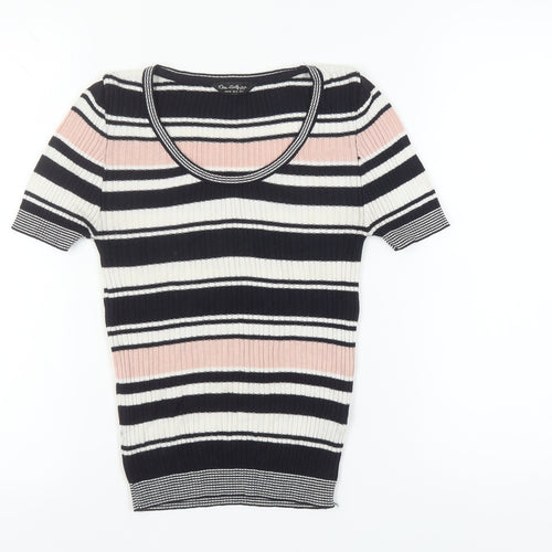 Miss Selfridge Women's Striped T-Shirt, Size 8