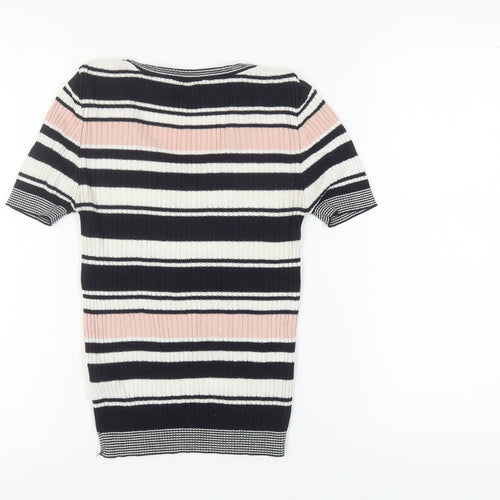 Miss Selfridge Women's Striped T-Shirt, Size 8