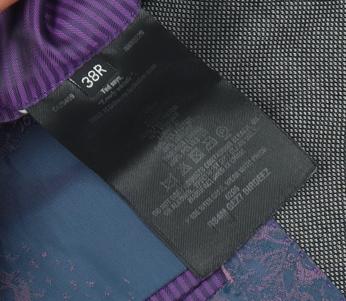 Ted Baker Men's Grey Wool Blazer, 38R, Formal Jacket