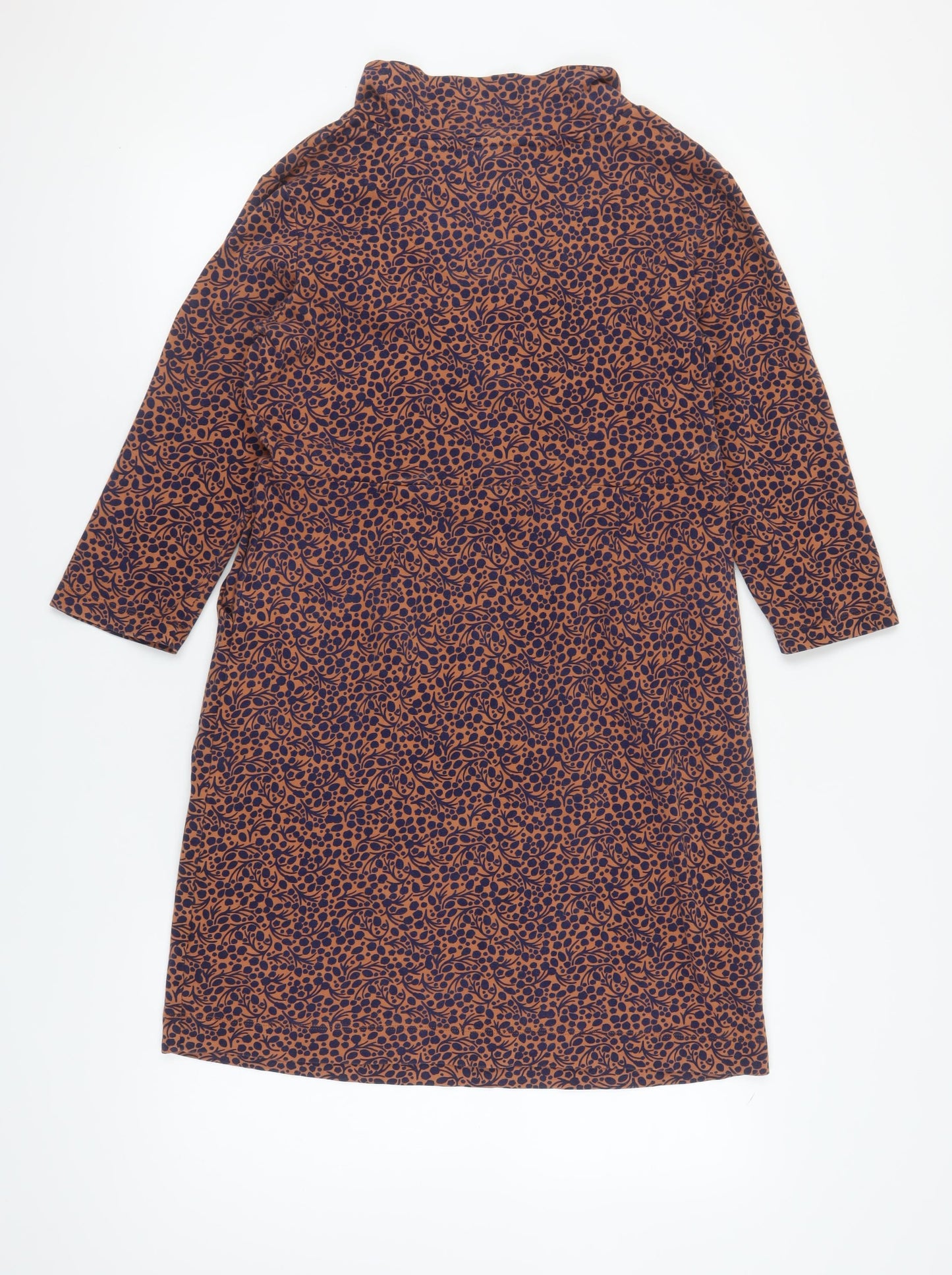 White Stuff Women's Brown Shift Dress Size 12