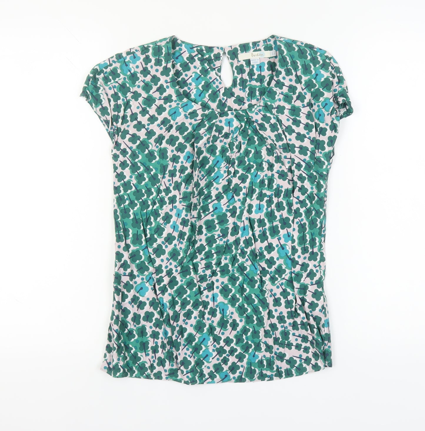 Boden Women's Floral Multicoloured Blouse Size 6