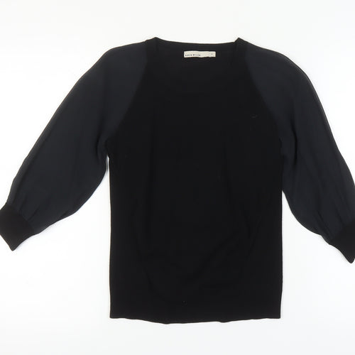Karen Millen Women's Black Pullover Jumper Size 6