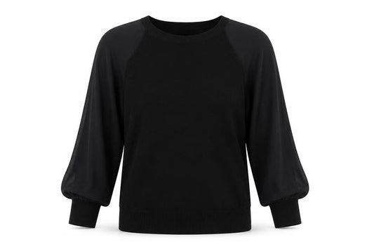 Front view of Karen Millen Women's Black jumper, size 6