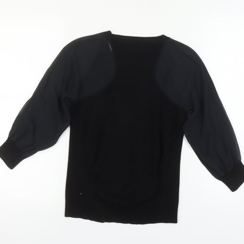 Karen Millen Women's Black Pullover Jumper Size 6