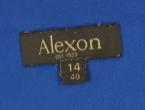 Alexon Women's Blue Sheath Dress Size 14