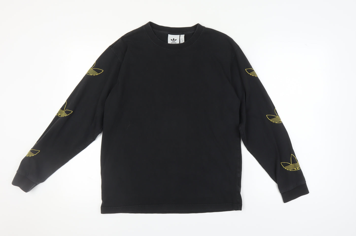 Adidas Black Unisex Medium Logo Sweatshirt
