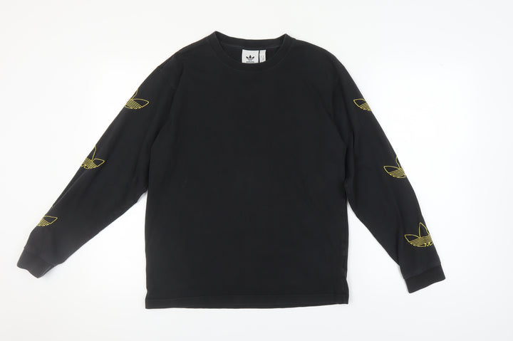 Adidas Black Unisex Medium Logo Sweatshirt