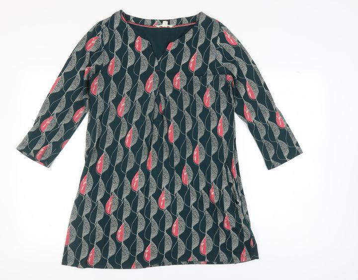 White Stuff Women's Multicoloured 3/4 Sleeve Dress
