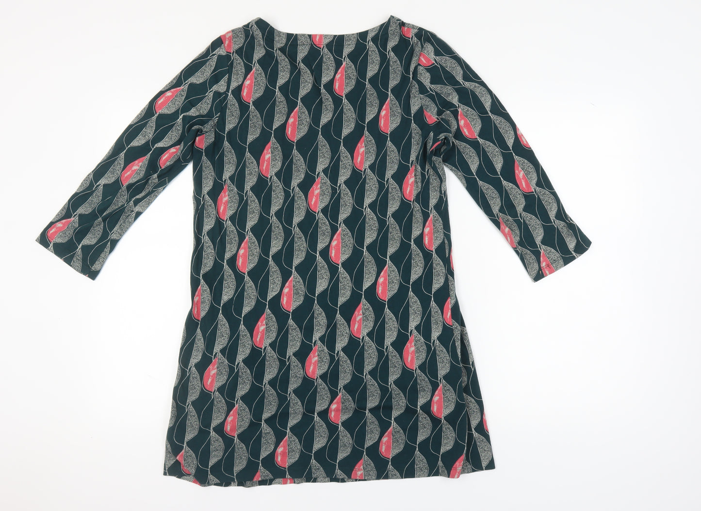 White Stuff Women's Multicoloured 3/4 Sleeve Dress