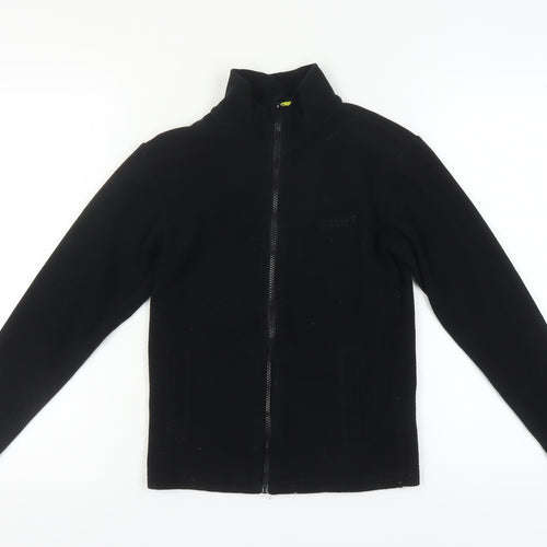 Gelert Boys Fleece Jacket, Black, 9-10 Years, Full Zip