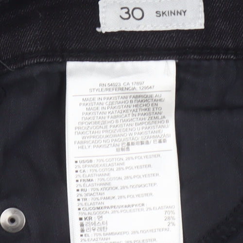 Banana Republic Women's Black Skinny Jeans, Size 30