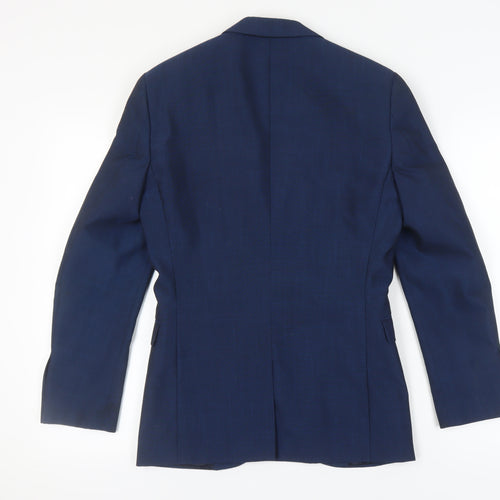 Next Men's Slim Fit Blue Suit Jacket, 34 Short