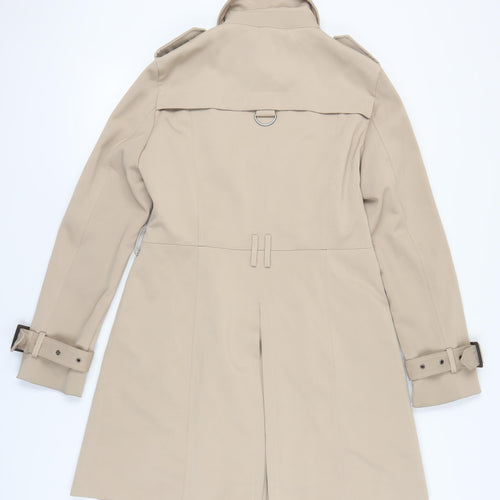 Warehouse Women's Beige Trench Coat Size 14