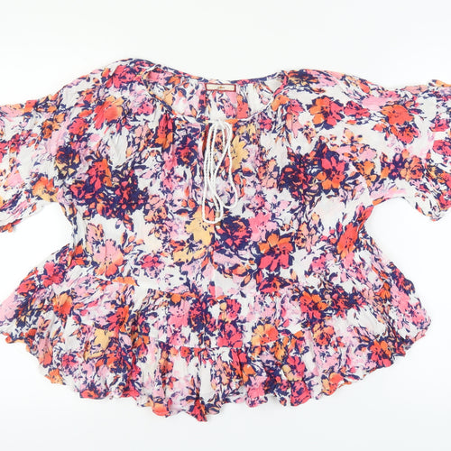 Joe Browns Women's Multicoloured Floral Tunic Blouse Size 14
