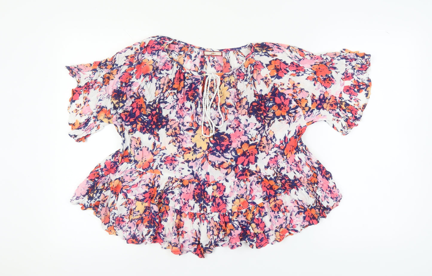 Joe Browns Women's Multicoloured Floral Tunic Blouse Size 14