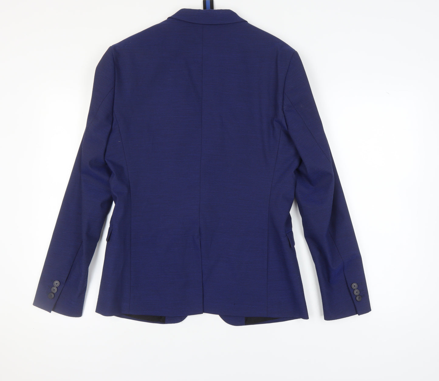 Zara Man Men's Blue Slim Fit Blazer, Size 40