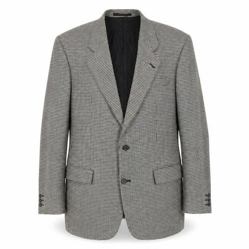 Debenhams Men's Grey Check Wool Blazer 42 Long