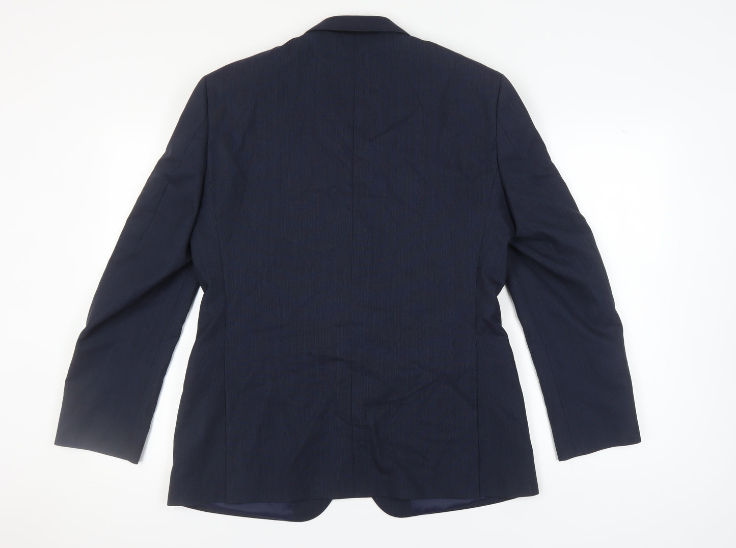 T.M.Lewin Men's Blue Slim Fit Blazer 41R
