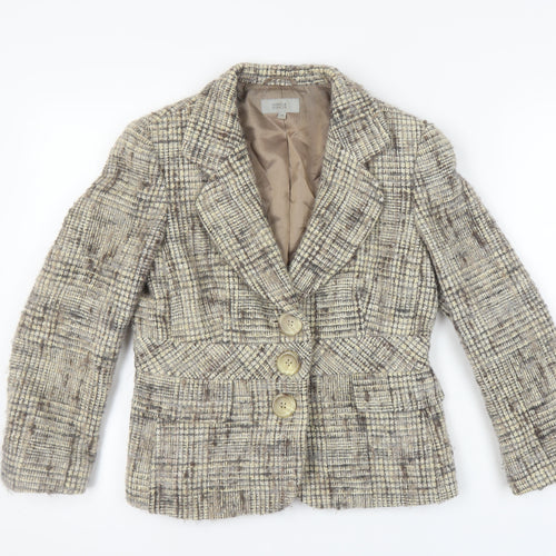Marks and Spencer Women's Multicoloured Check Blazer, Size 14