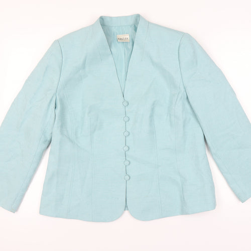 Eastex Women's Blue Suit Jacket, Size 14, Lined