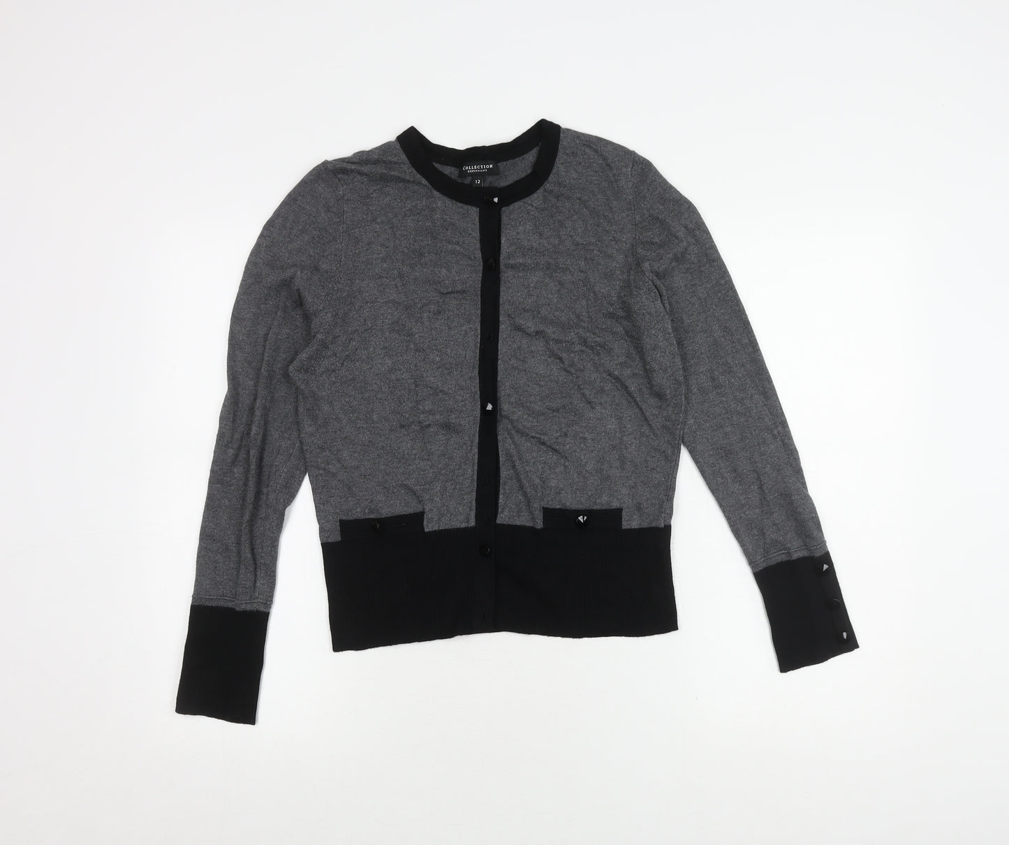 Debenhams Women's Grey Cardigan Size 12