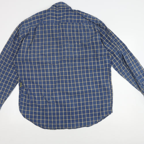 Armani Jeans Men’s XL Blue Check Shirt Button-Up