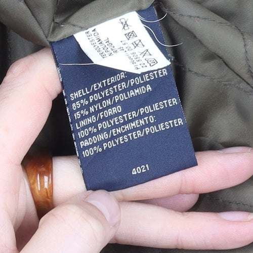 Arrow Men's XXL Green Overcoat Lined Button Coat