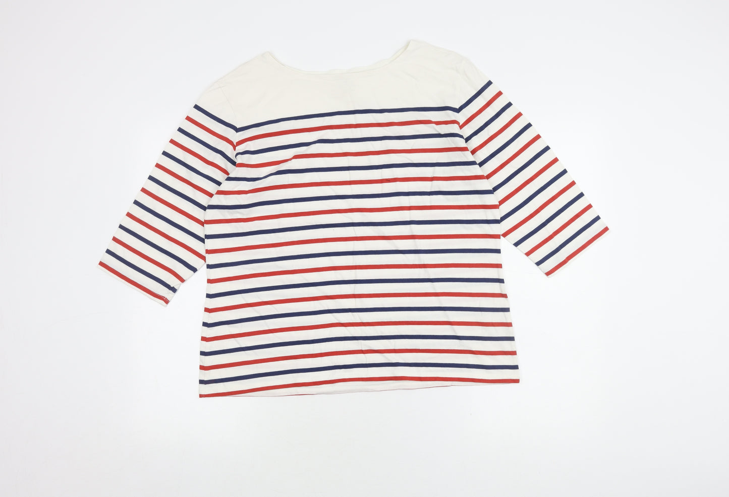 Seasalt Women's Multicoloured Striped T-Shirt, Size 16