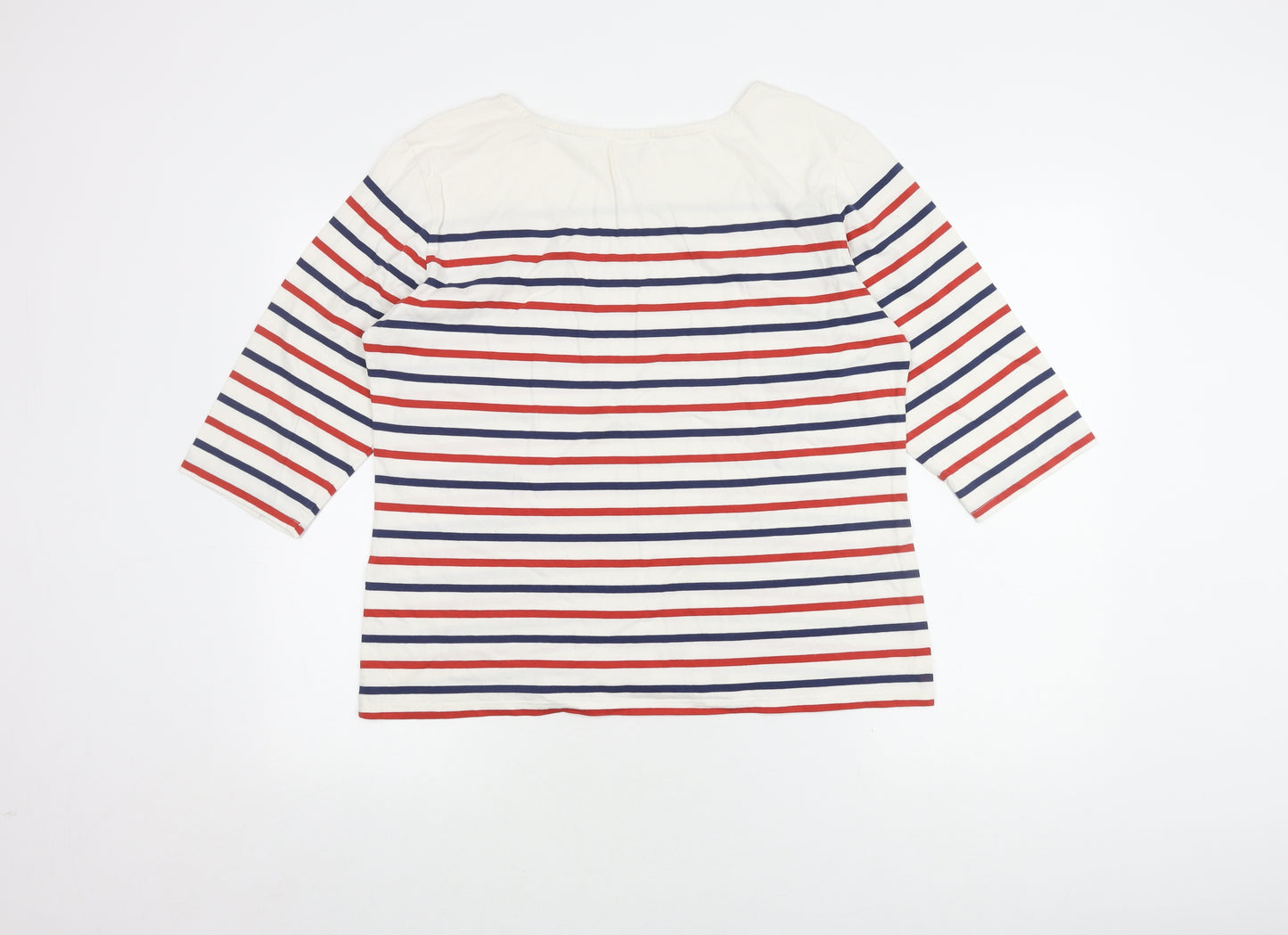 Seasalt Women's Multicoloured Striped T-Shirt, Size 16