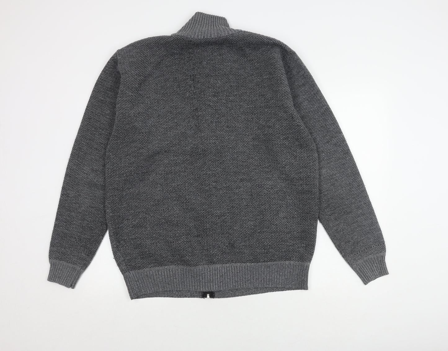 Raphael Valencino Men's Grey 2XL Full Zip Jumper