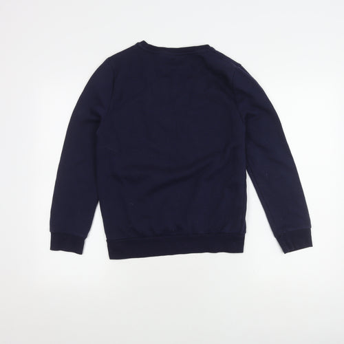 Disney Women's Blue Stitch Sweatshirt 2XS Pullover