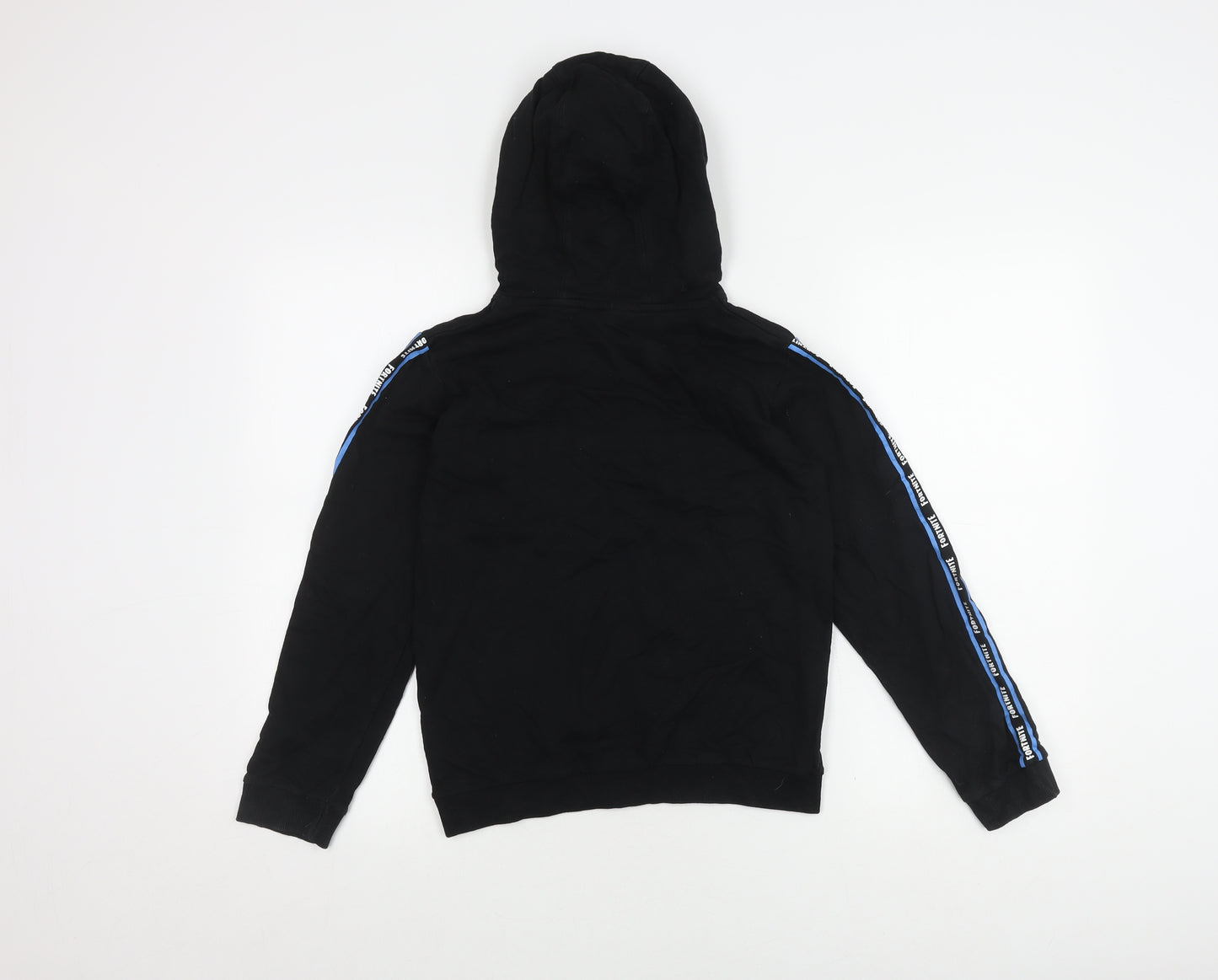 Fortnite Boys Black Hoodie, Pullover, 11-12 Years, Logo