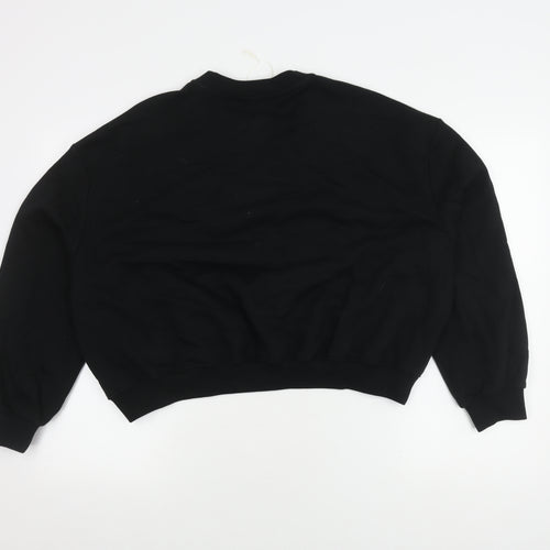 Marks and Spencer Women's Black M Embroidered Jumper