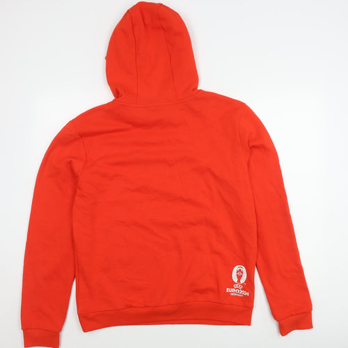 UEFA EURO 2024 Men's Red Pullover Hoodie M